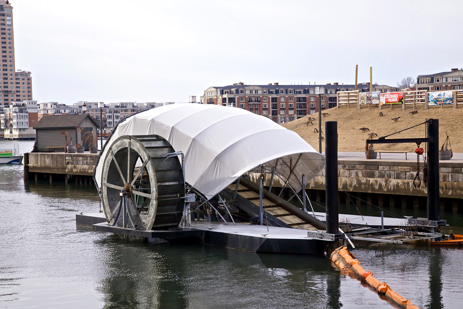 Inner Harbor Water Wheel